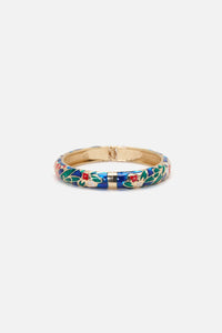 Princess Highway - Blue Floral Bangle - blue