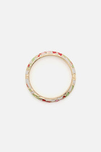Princess Highway - Cream Floral Bangle - cream