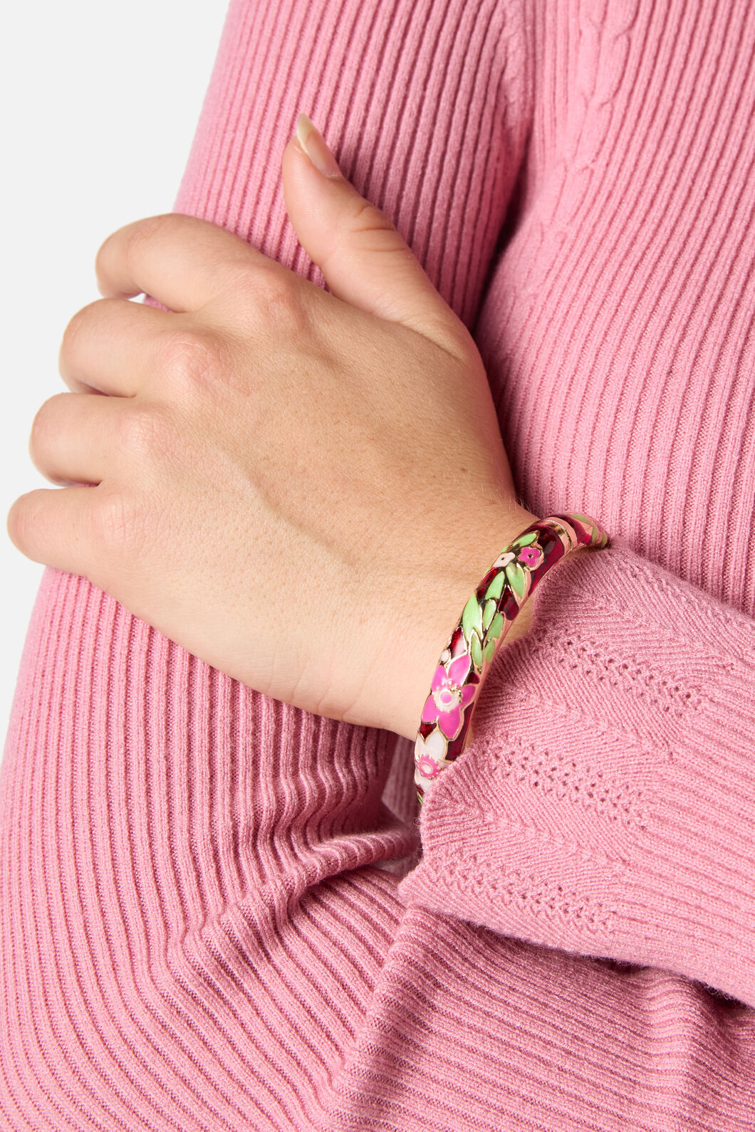 Princess Highway - Plum Floral Bangle - plum