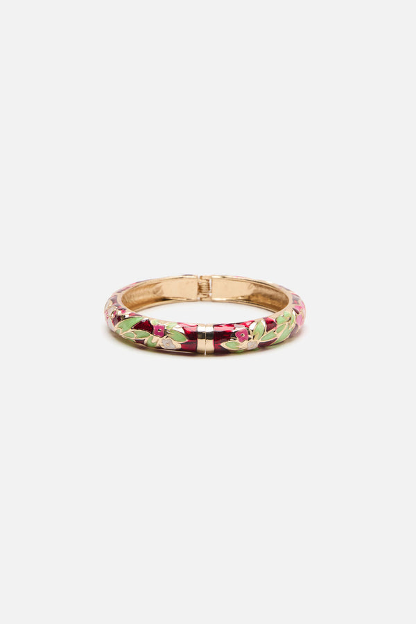 Princess Highway - Plum Floral Bangle - plum