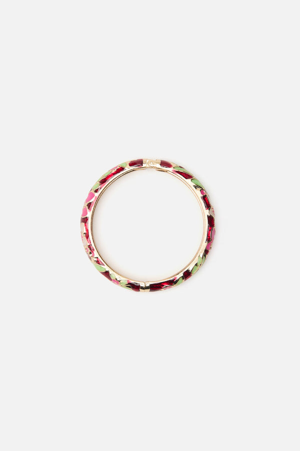 Princess Highway - Plum Floral Bangle - plum