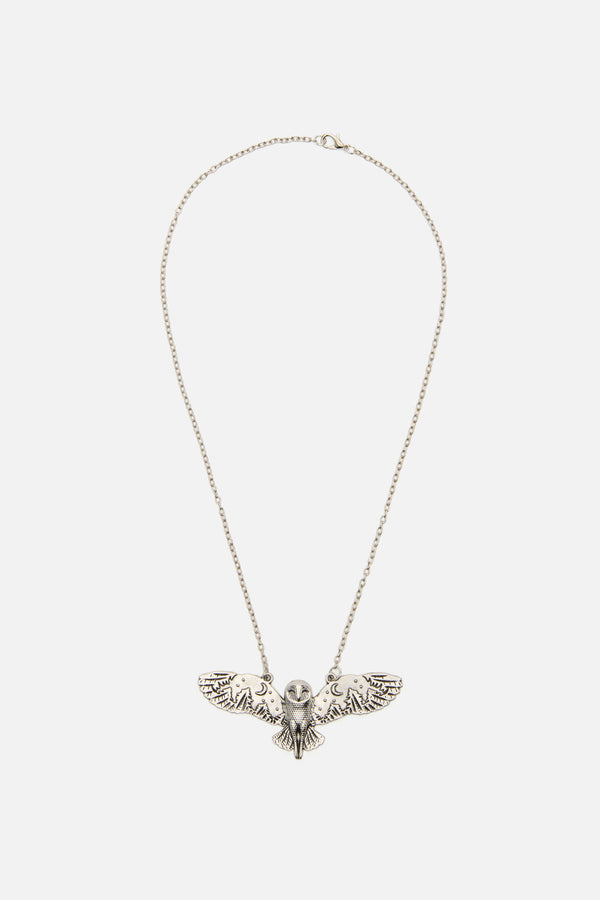 Princess Highway - Night Owl Necklace - silver