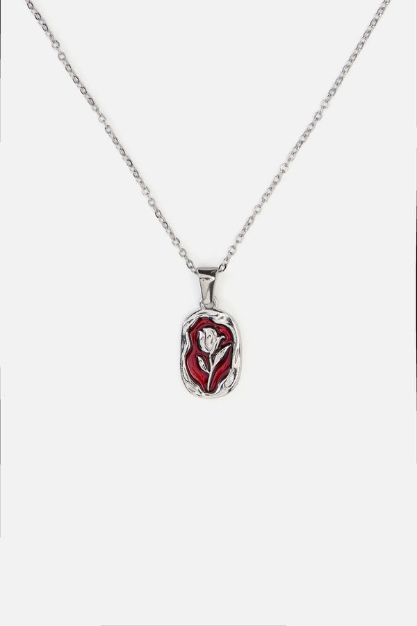 Princess Highway - Rose Necklace - silver