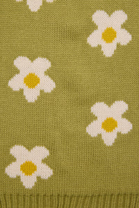 Princess Highway - Daisy Knit Scarf - green