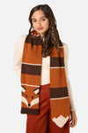 Princess Highway - Fox Knit Scarf - orange