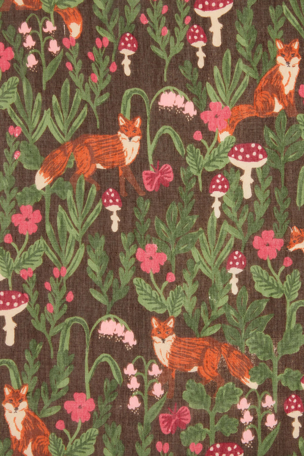 Princess Highway - Fox Soft Scarf - chocolate