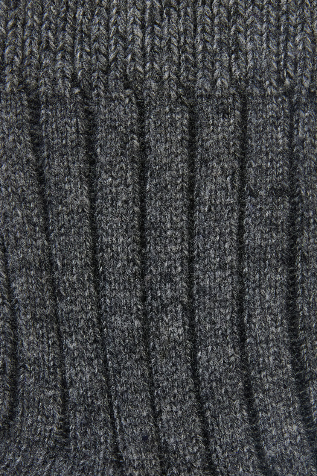 Princess Highway - Grey Warm Wool Rib Socks - grey
