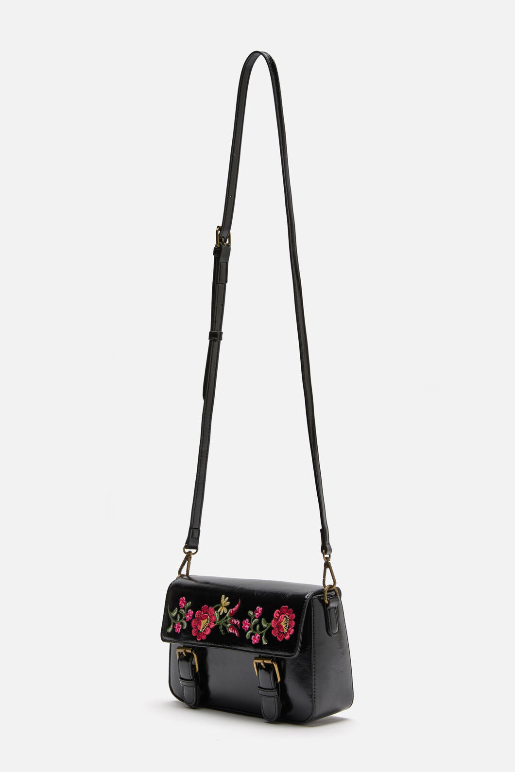 Princess Highway - Joelle Embroidered Satchel - black