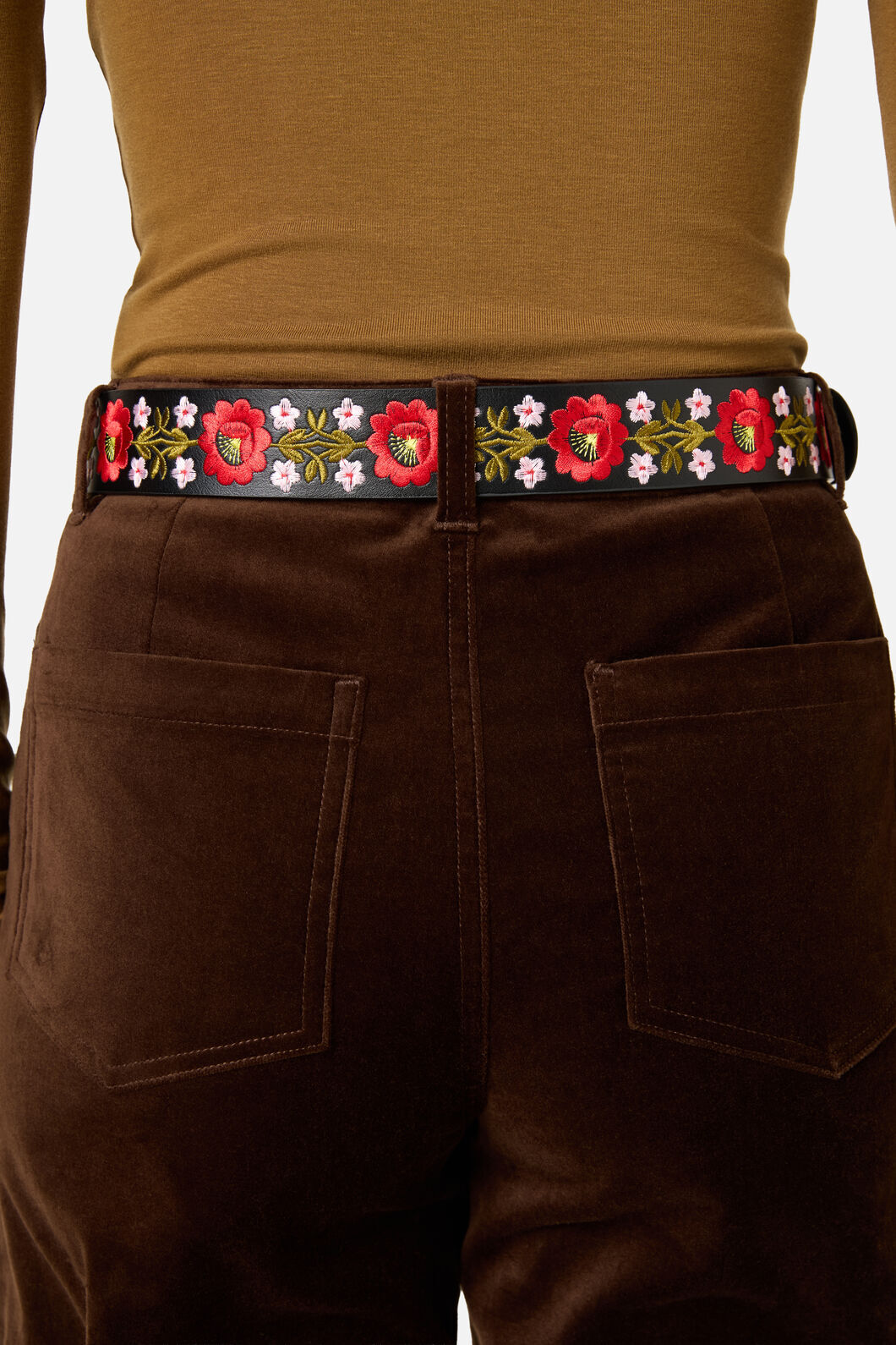 Princess Highway - Joelle Embroidered Belt - black