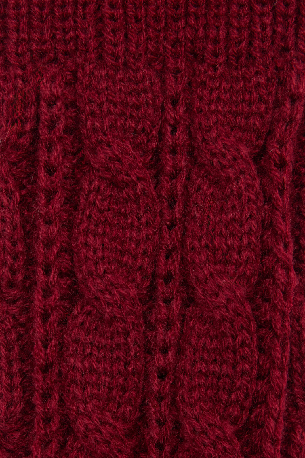 Princess Highway - Dark Red Long FingerlessGloves - dark-red
