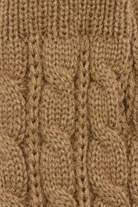 Princess Highway - Tan Long Fingerless Gloves - tan