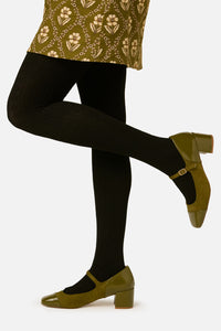 Princess Highway - Black Cable Knit Tights - black