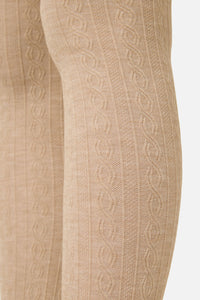 Princess Highway - Cream Cable Knit Tights - cream