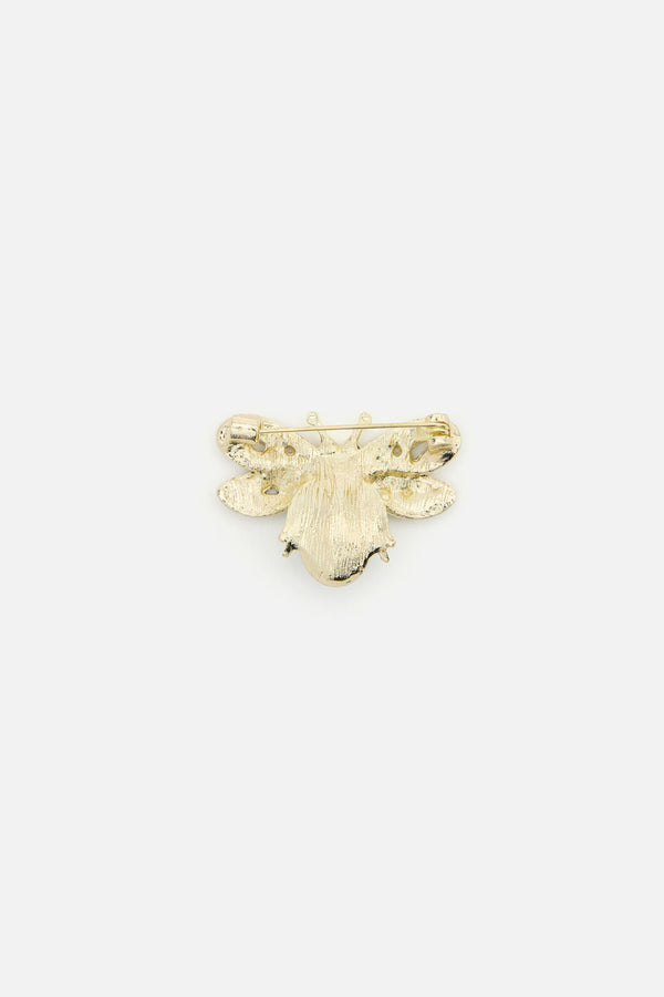 Princess Highway - Sparkle Bee Brooch - gold