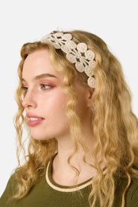 Princess Highway - Cream Twiggy Knit Headband - cream