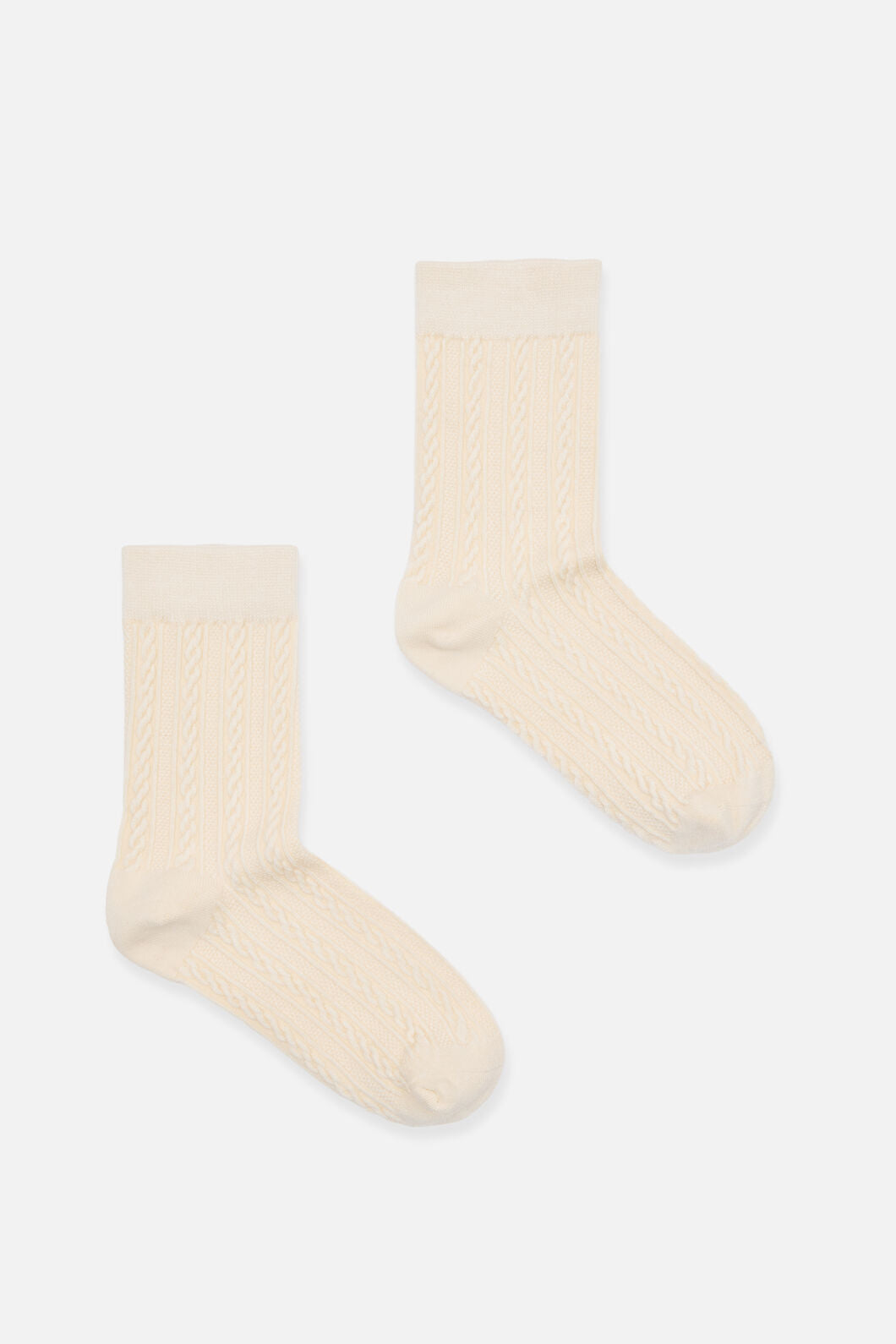 Princess Highway - Cable Texture Sock - cream