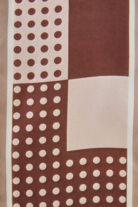 Princess Highway - Chocolate Narrow Satin Scarf - chocolate
