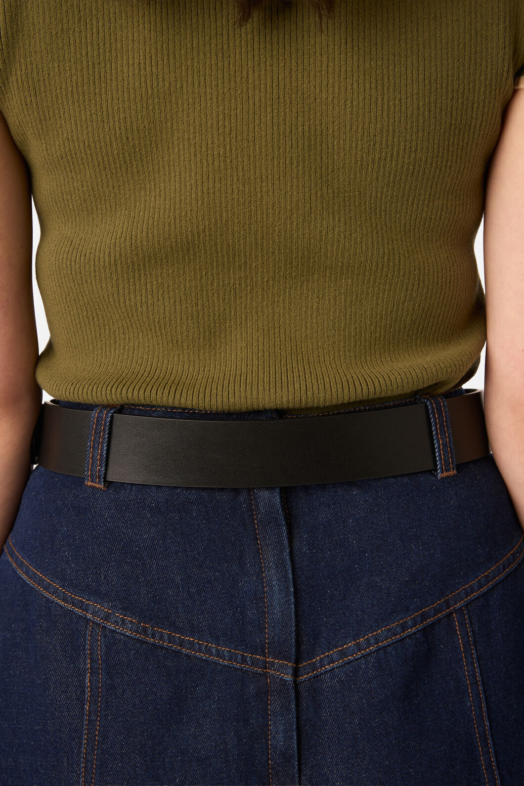 Princess Highway - Fancy Floral Buckle Belt - black