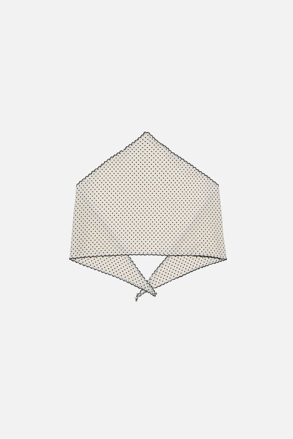 Princess Highway - Cream Spot Head Scarf - cream