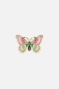 Princess Highway - Beautiful Butterfly Brooch - pink