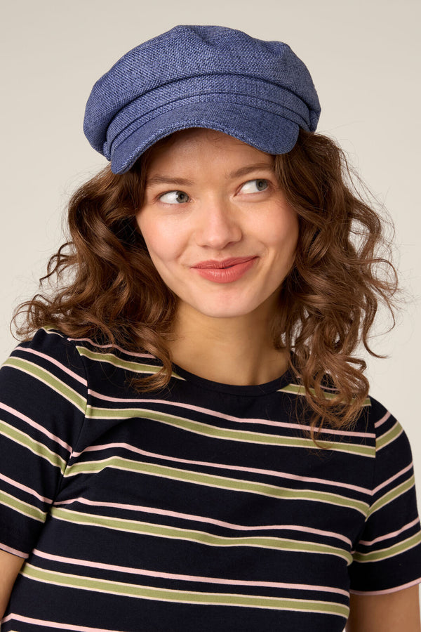 Princess Highway - Button Page Hat - blue