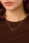 Princess Highway - Gold Bow Necklace - gold
