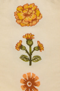 Princess Highway - Cream Luxe Marigold Sock - cream