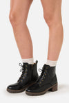 Princess Highway - Black Lace Up Boot - black