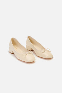 Princess Highway - Cream Bow Slip On Shoe - cream