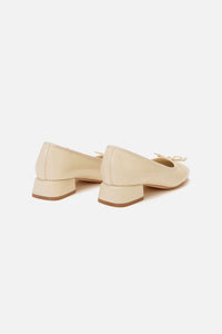 Princess Highway - Cream Bow Slip On Shoe - cream