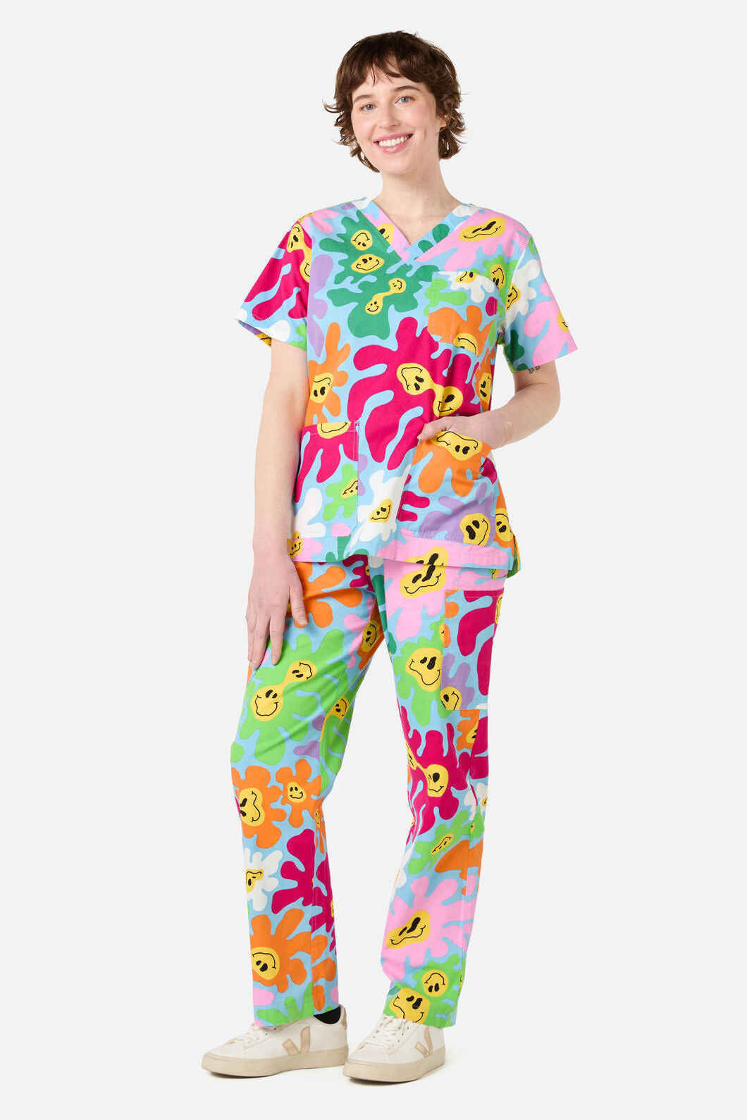 Flower Flow scrub set – Dangerfield NZ