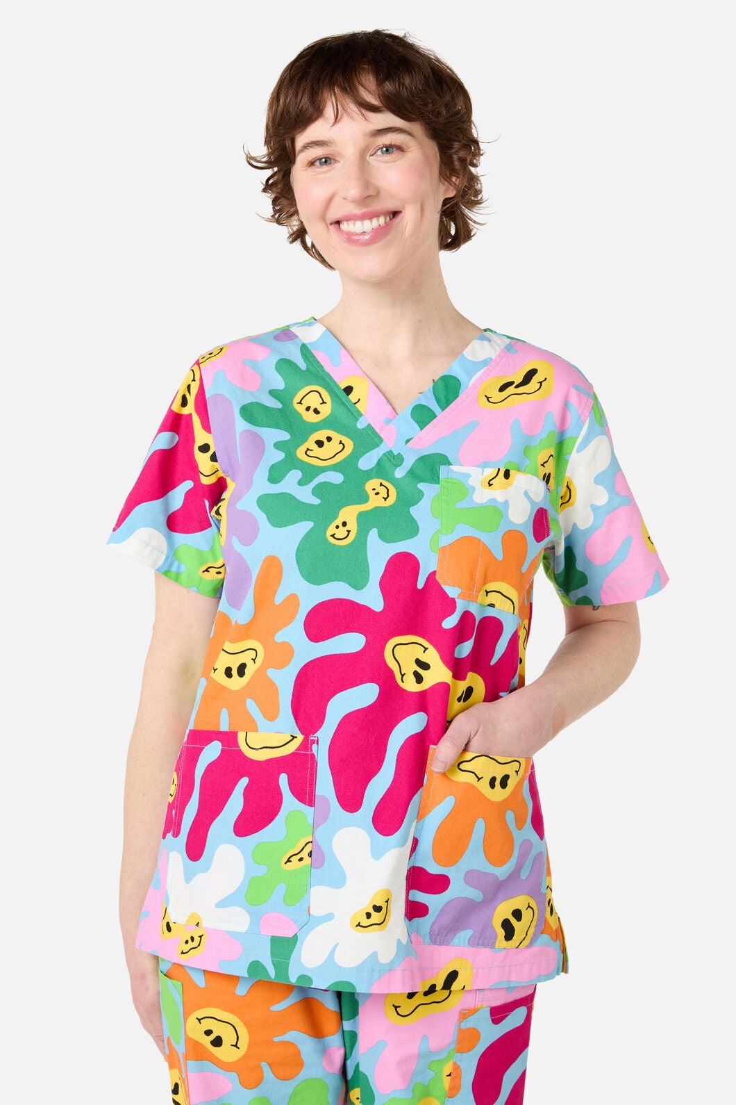 Floded Scrub Flower Flow scrub set – Dangerfield NZ