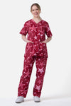 Scrubs With Love - STARRY NIGHT SCRUB SET - pink