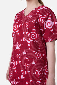 Scrubs With Love - STARRY NIGHT SCRUB SET - pink