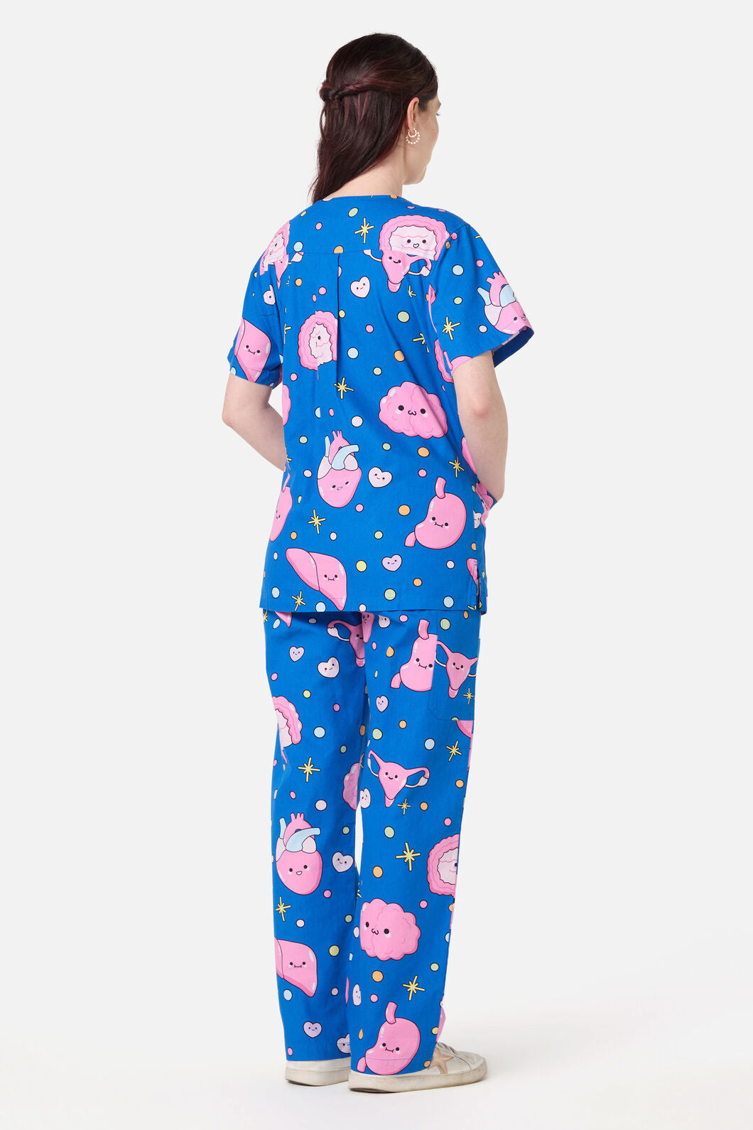 Scrubs With Love - Inside Cuties scrub set - navy