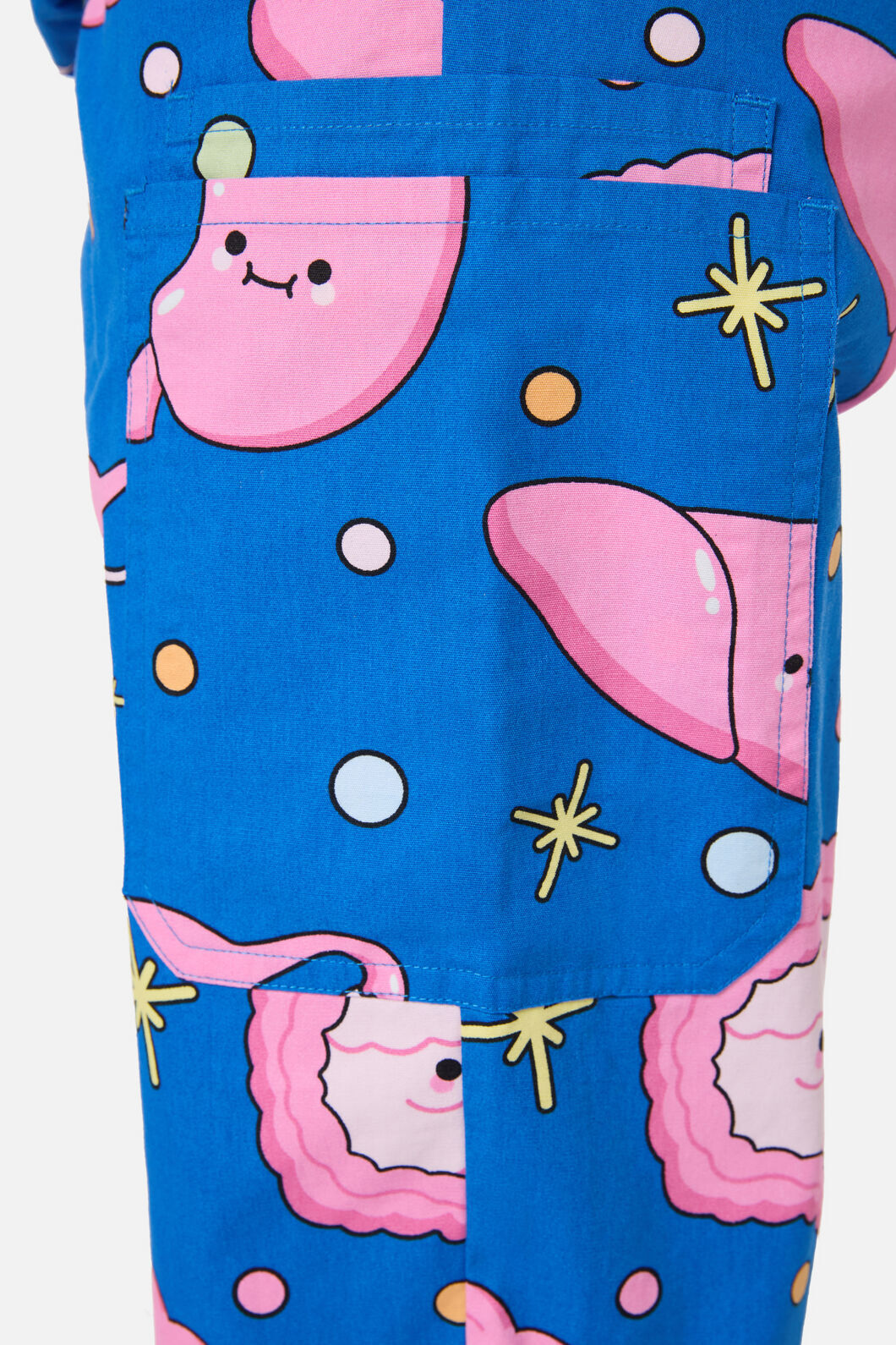 Scrubs With Love - Inside Cuties scrub set - navy