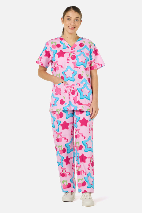 Scrubs With Love - So Sweet scrub set - pink