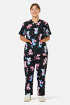 Scrubs With Love - Poppet scrub set - black