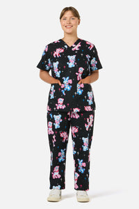 Scrubs With Love - Poppet scrub set - black