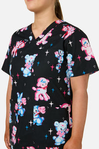 Scrubs With Love - Poppet scrub set - black