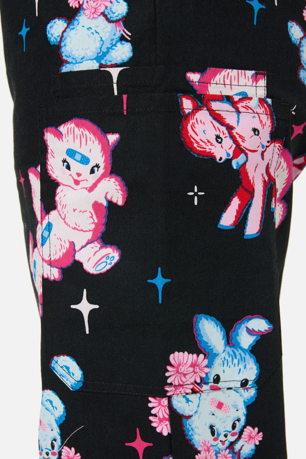 Scrubs With Love - Poppet scrub set - black