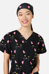 Scrubs With Love - Night Cat scrub headband - black
