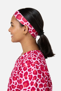 Scrubs With Love - LeopardCub scrub headband Pink - pink