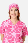 Scrubs With Love - Celestial scrub hat - pink