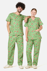 Scrubs With Love - Toadstool Scrub Set - green