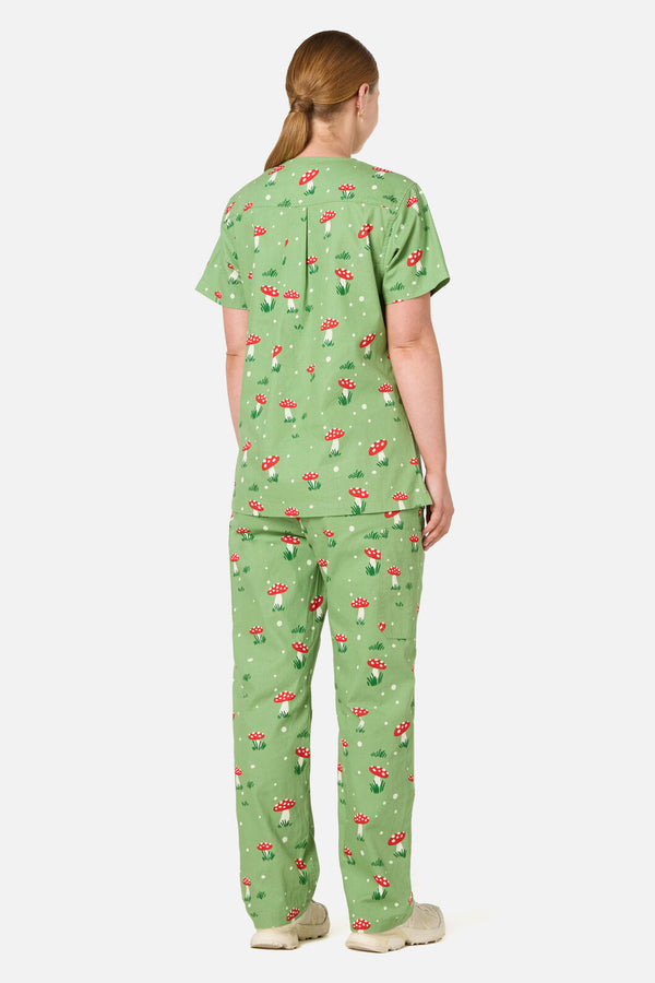 Scrubs With Love - Toadstool Scrub Set - green