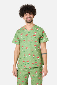 Scrubs With Love - Toadstool Scrub Set - green