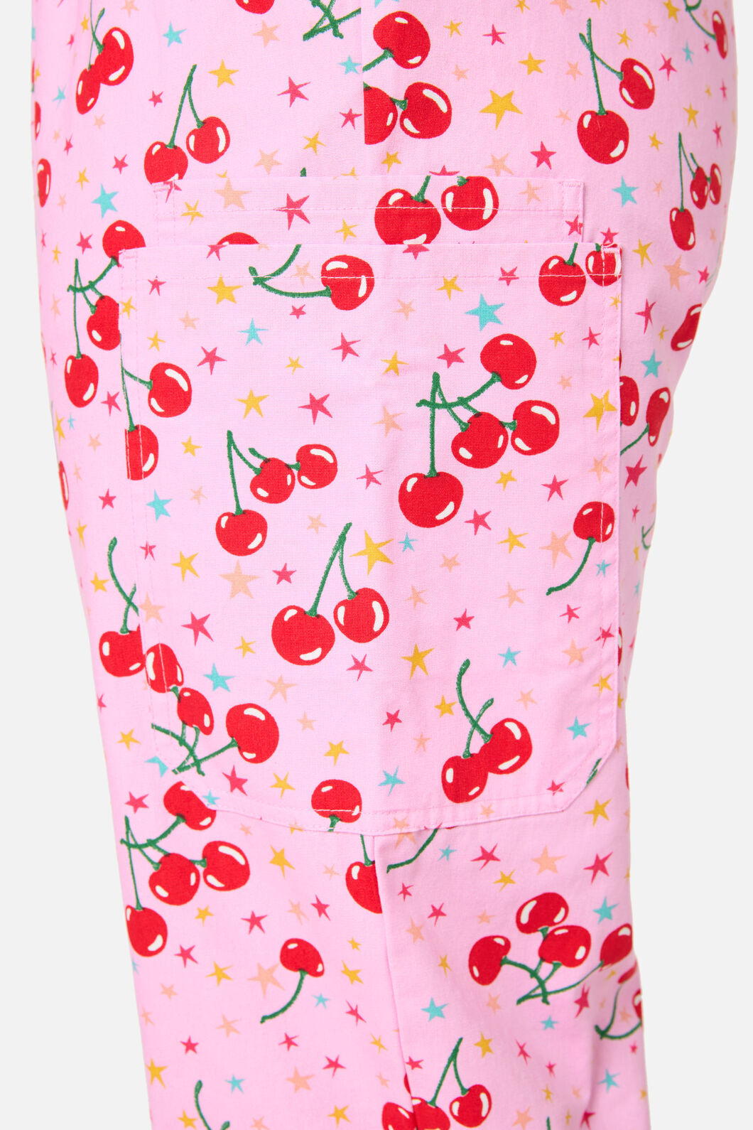 Scrubs With Love - Cherry Stars Scrub Set - pink