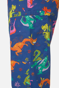 Scrubs With Love - Flying Dragon Scrub Set - navy