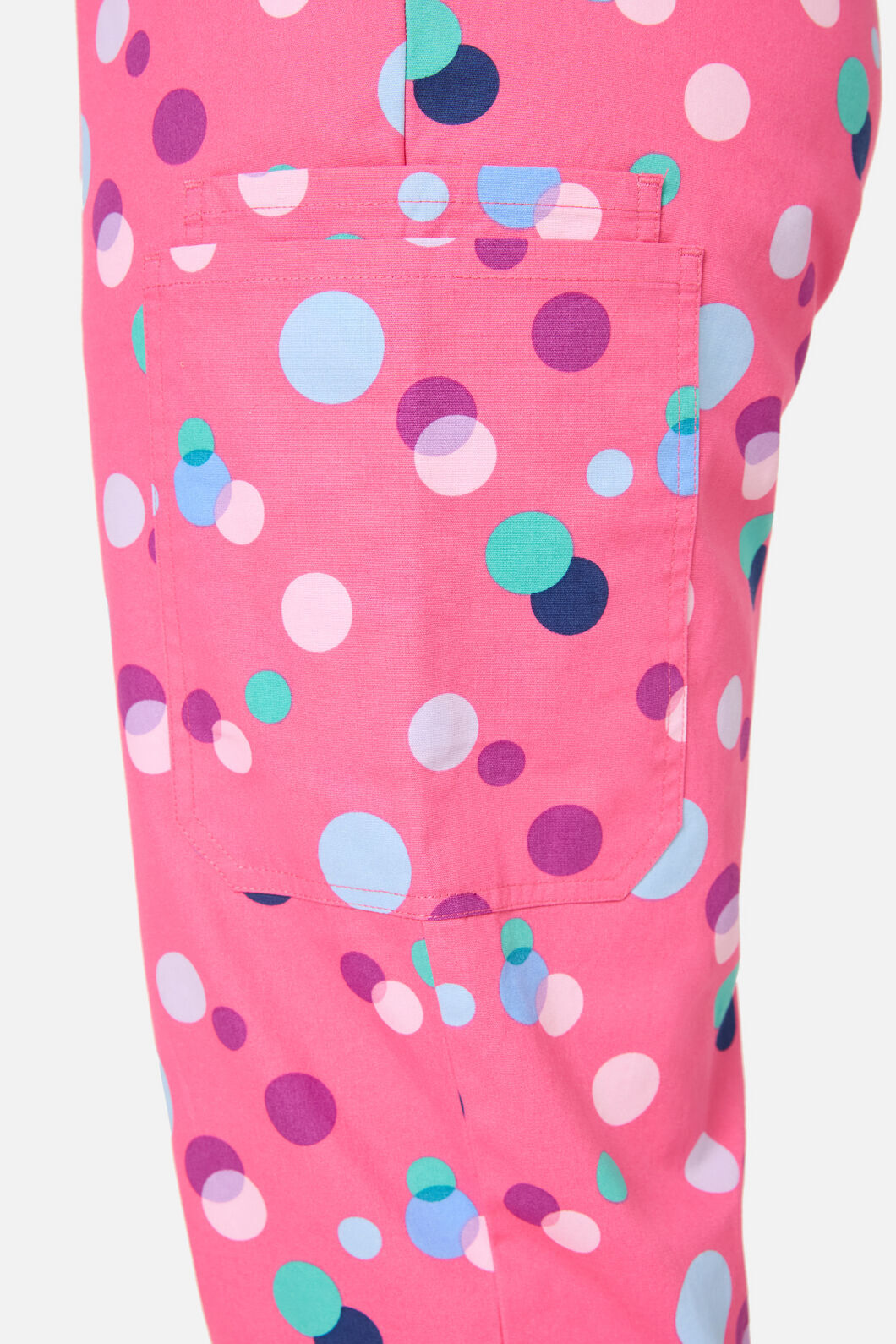 Scrubs With Love - Polka Dots Scrub Set - pink
